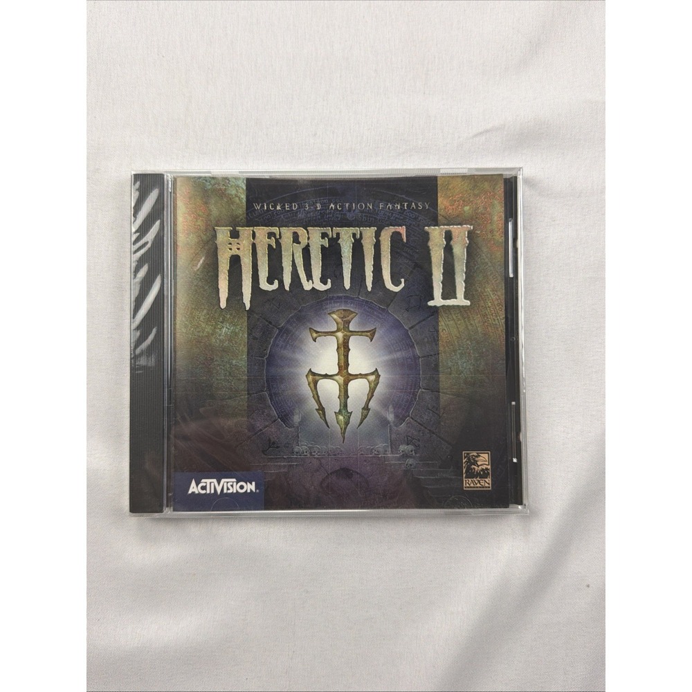 Vintage Heretic II CD-ROM Game for PC (Activision, 1998) 3-D Shooter